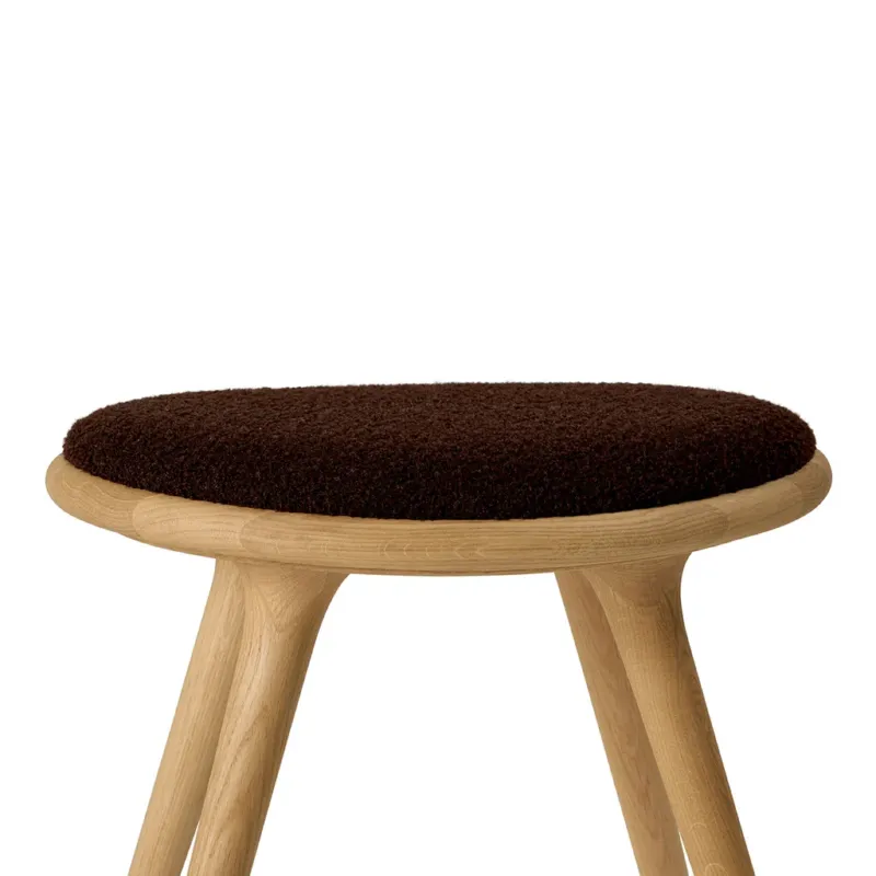 Low Stool, geölt Eiche, Kvadrat Baru 0390, 47 cm Hocker von Mater – Bild 2