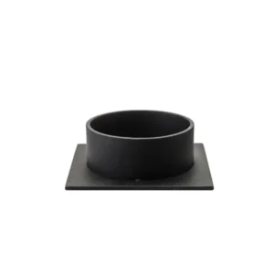 The Square Kerzenständer Ø7 cm, Schwarz fra Kunstindustrien