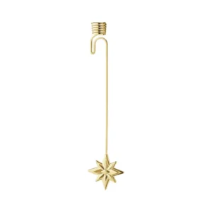 2024 Stjerne Lyseholder, goldbeschichtet von Georg Jensen