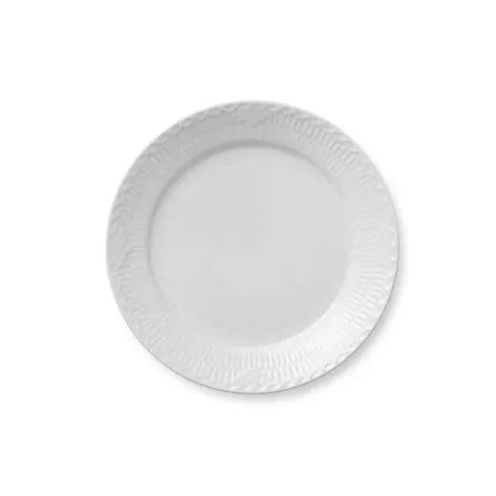 Royal Copenhagen Weiß Halvblonde, Teller 25 cm