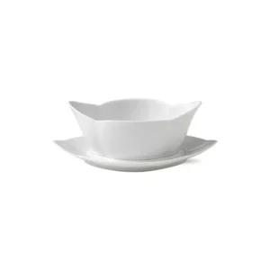 Royal Copenhagen Weiß Gerippt, Sauciere 55 cl