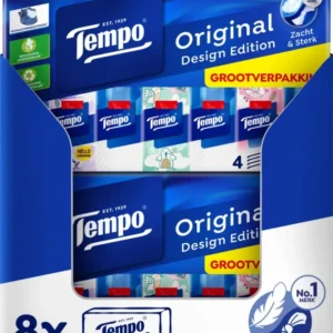 Tempo Original - 4-laags zakdoekjes - 8 x 42 pakjes = 336 pakjes
