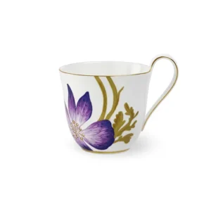 Royal Copenhagen Flora hoher Henkelbecher, Stiefmütterchen 33 cl