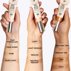 IT Cosmetics Your Skin But Better CC+ Nude Glow SPF40 Foundation - Fair Porcelain - Beschadigde Verpakking