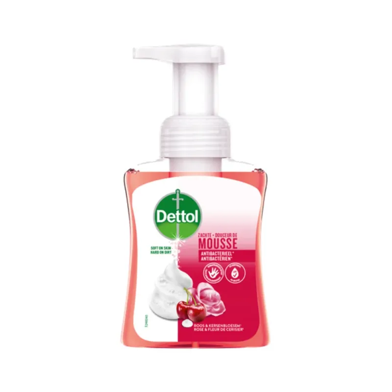 Handzeep Zachte Mousse Roos- en Kersenbloesem - 250 ml
