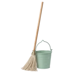 Miniatur Eimer und Mop von Maileg