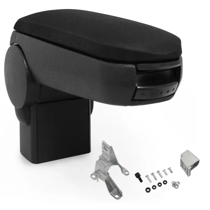 Mittelarmlehne VW Golf IV, Bora, Beetle Schwarz mit Staufach [pro.tec] - premiumXL