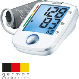 Beurer BM 44 Basic XL Bloeddrukmeter bovenarm - Aanbevolen door de Hartstichting - XL verlicht display - Manchet 22-30 cm