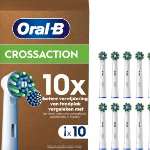 Oral-B Cross Action Pro - Opzetborstels - 10 Stuks - Verpakking beschadigd
