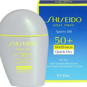 Zonnebrandcrème met Kleur Shiseido Sports BB SPF50+ Medium Dark Huidskleur (30 ml)