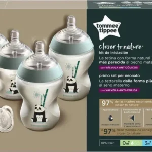 Tommee Tippee Closer to Nature Flessenstarterpakket groen- 0 mnd+ -Verpakking beschadigd