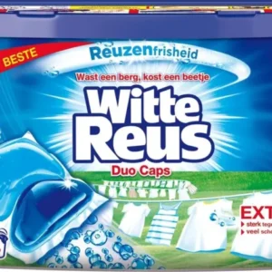 Witte Reus Duo Caps Wascapsules - Wasmiddel Capsules -14 wasbeurten
