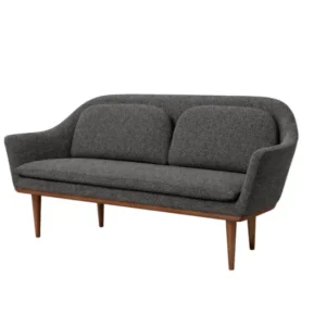 Lunar Sofa, Walnuss, Main Line Flax 16 HR von Stellar Works
