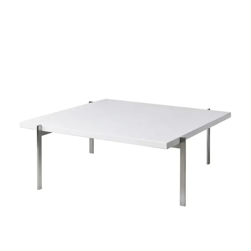 PK61 Couchtisch, weiß valset Marmor von Poul Kjærholm