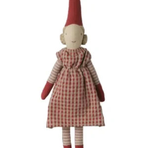 Maileg - Pixy Größe 1, Mädchen, rotes Kleid