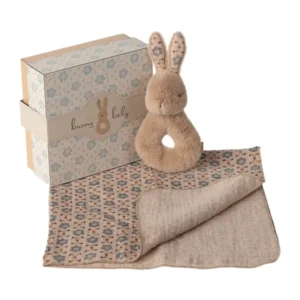 Hase-Rasselset, helles Pfirsich von Maileg