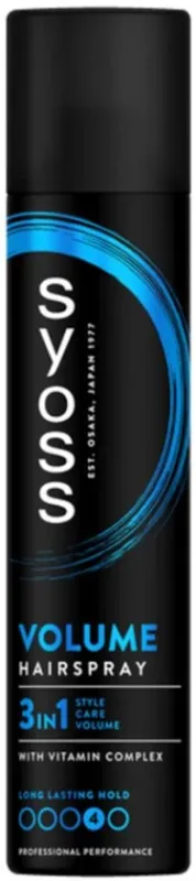 Syoss Volume Haarspray - 300 ml / Beschadigde verpakking / dopje mist