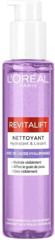 L'Oréal Paris Revitalift Filler Reinigingsgel met Hyaluronzuur - Geavanceerde formule - Verrijkt met serum-geïnspireerde ingrediënten - 150 ml