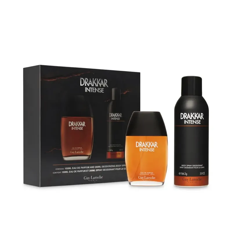 Guy Laroche Drakkar Noir Intense Giftset - Edp100 Desodorante Spray200