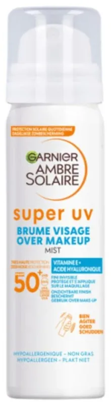 Garnier Ambre Solaire Super UV Over Make-Up Mist SPF 50+ - Gezicht - 75 ml