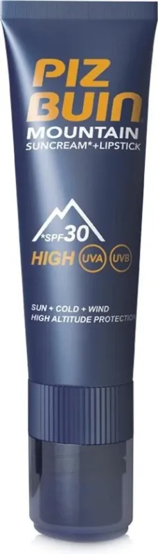 Piz Buin Mountain Creme + lipstick Factor(spf) 50+30 - Zonnebrand crème