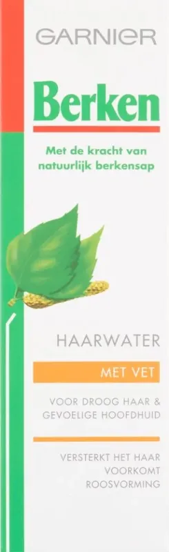 Garnier Berken Haarwater Met Vet - 250 ml - beschadigde verpakking