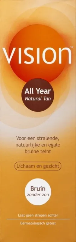 Vision All Year Natural Tan - Zelfbruiner 135 ml
