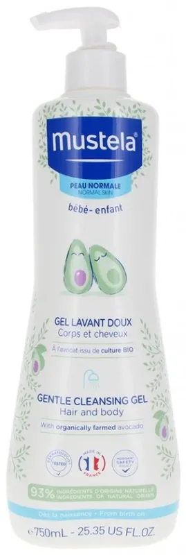 Mustela wasgel (750ml) - Beschadigde Verpakking pompje stuk