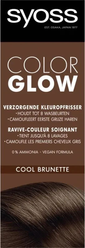 Syoss Color Glow Kleuropfrisser - Cool Brunette - 100 ml - Verpakking beschadigd