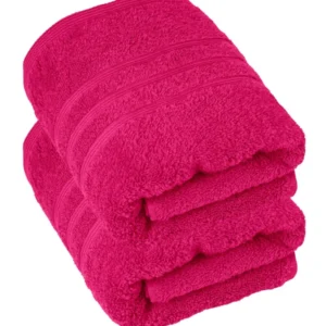 Handtuch 50x100 cm 2er Set Rot - Rhabarber
