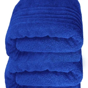 Saunahandtuch groß 80x200 cm 2er Set Blau - Azur