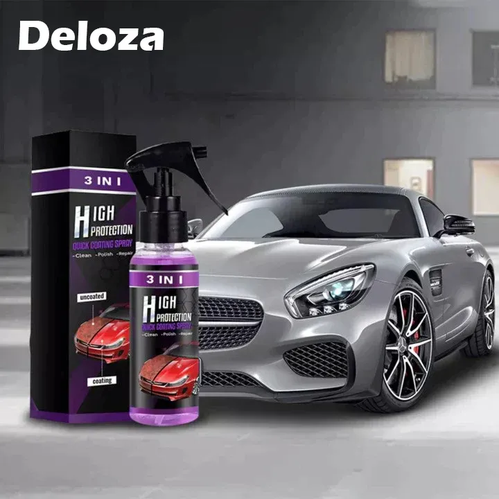 Keramik-Beschichtungsspray für Auto - 3-in-1 Autopflege Set