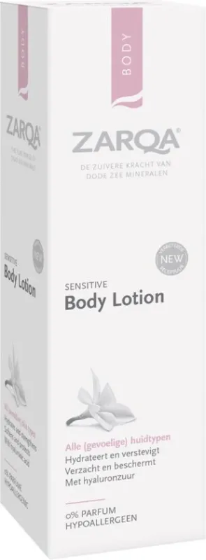 Zarqa Bodylotion Sensitive 200 ml - Verpakking beschadigd