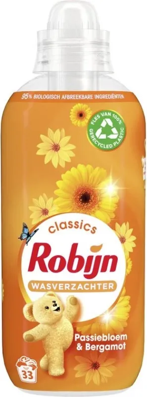 Robijn Wasverzachter Passiebloem & Bergamot -33 wasbeurten - 825 ml