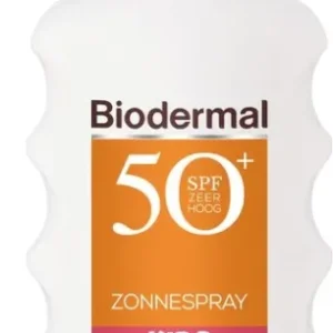 Biodermal Zonnebrand Kind - Zonnespray voor kinderen - SPF 50+ - 175 ml - beschadigde verpakking