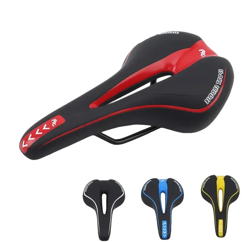 Ergonomic Bike Saddle Gel Cushioned Ventilated Design - Product showcase