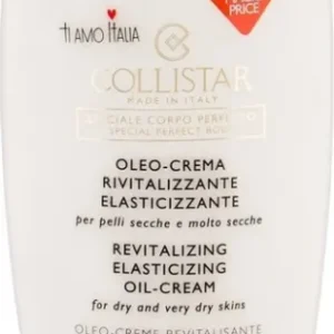 Collistar Revitalizing Elasticizing Oil-Cream 400 ml - Beschadigde verpakking / pompje kapot