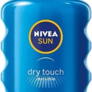 NIVEA SUN Zonnebrand - Protect & Refresh Transparant Zonnespray - SPF 50 - 200 ml - Dopje ontbreekt