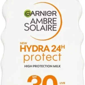 Garnier Ambre Solaire Hydra 24H Protect Lotion Zonnebrandcrème SPF30 175ml - Niet vet - Waterresistent - Vitamine Cg
