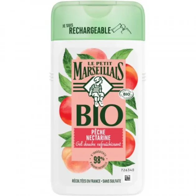 Le Petit Marseillais Douchegel BIO Peach - 250 ml