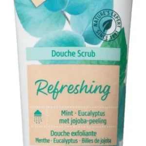 Kneipp Refreshing - Douche scrub - Body scrub - Frisse geur van Mint en Cucalyptus - Voor alle huidtypen - Vegan - 1 st - 200 ml