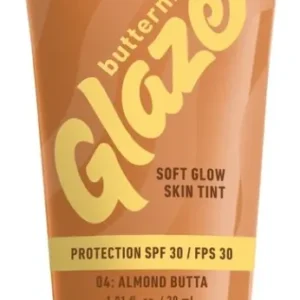 NYX Professional Make Up Buttermelt Glaze Almond Butta Foundation - SPF 30 bescherming - 4 - 30ml