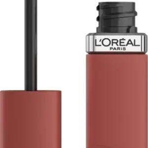 L'Oréal Paris Infaillible Matte Resistance lippenstift – Langhoudende Vloeibare Lipstick met een matte finish Verrijkt met Hyaluronzuur – Vegan – 150 Lazy Sunday – 5ml