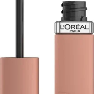 L'Oréal Paris Infaillible Matte Resistance lippenstift – Langhoudende Vloeibare Lipstick met een matte finish Verrijkt met Hyaluronzuur – Vegan – 105 Breakfast in Bed – 5ml