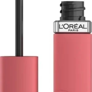 L'Oréal Paris Infaillible Matte Resistance lippenstift – Langhoudende Vloeibare Lipstick met een matte finish Verrijkt met Hyaluronzuur – Vegan – 120 Major Crush – 5ml