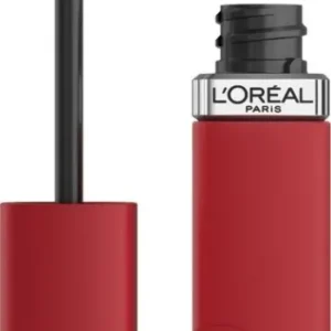 L'Oréal Paris Infaillible Matte Resistance lippenstift – Langhoudende Vloeibare Lipstick met een matte finish Verrijkt met Hyaluronzuur - 425 Afterwork Drinks - Vegan - 5ml