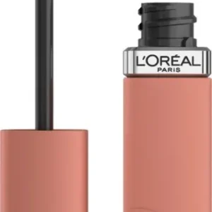 L'Oréal Paris Infaillible Matte Resistance lippenstift Nude – Langhoudende Vloeibare Lipstick met een matte finish Verrijkt met Hyaluronzuur – Vegan – 601 Worth It – 5ml