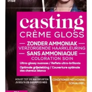 L’Oréal Paris Casting Crème Gloss Parelmoer Kastanjebruin 4102 - Semi-permanente Haarkleuring Zonder Ammoniak