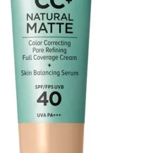 It Cosmetics Your Skin But Better CC+ Natural Matte SPF40 Foundation - Matte & Stralende Finish - Light - 32ml - Beschadigde Verpakking