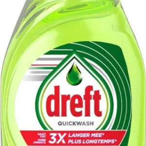 Dreft Quickwash Hygiëne+ Limoen & Citroengras Afwasmiddel - 450ml